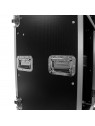 Plugger Case - Flight case Mixer/Rack 16U roller Plugger Case