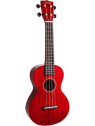 MAHALO - Concert ukulele hano 2 trans red - GMH MH2-TWR