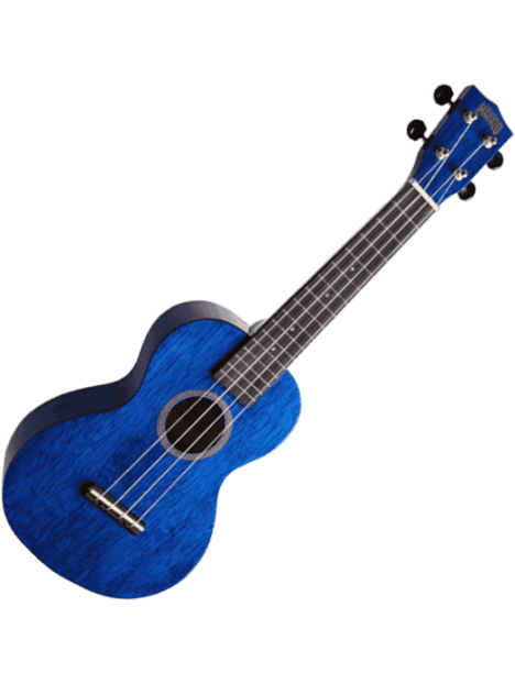 MAHALO - Concert ukulele hano 2 trans blue - GMH MH2-TBU