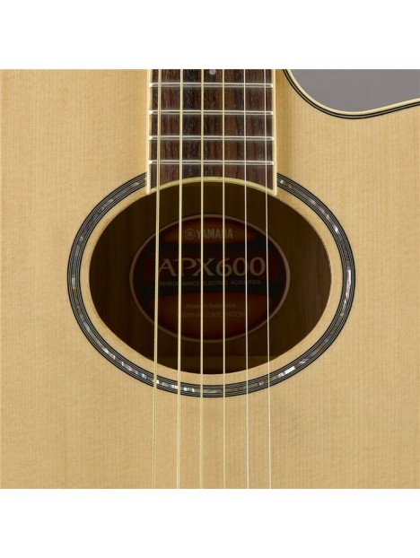 YAMAHA - APX600 Guitare Folk électro-acoustique Natural - APX600