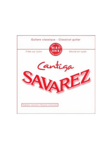 Savarez - 4E CANTIGA FILE METAL ARGENTE - CSA 514R 