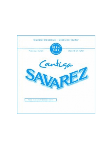 Savarez - 4E CANTIGA FILE METAL ARGENTE - CSA 514J 