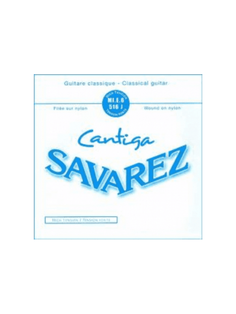 Savarez - 6E CANTIGA FILE METAL ARGENTE - CSA 516J 