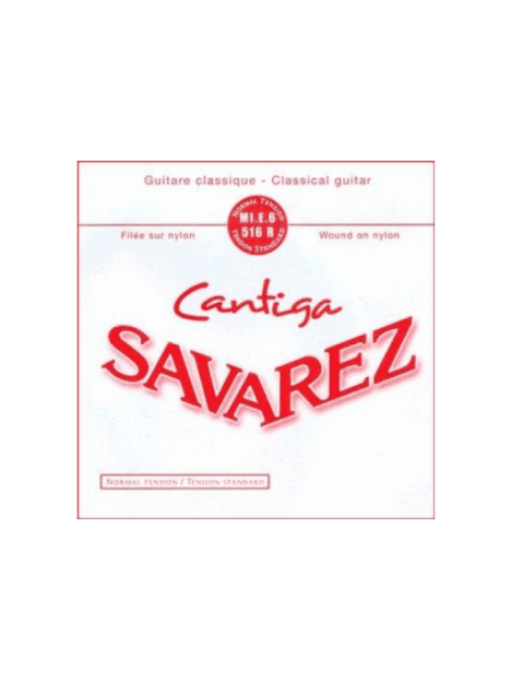 Savarez - 6E CANTIGA FILE METAL ARGENTE - CSA 516R 
