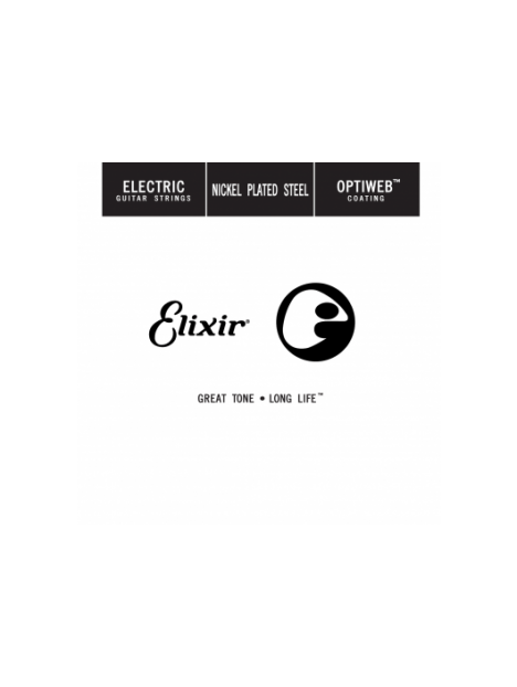 Elixir 16249 Optiweb .049 corde individuelle avec revêtemen