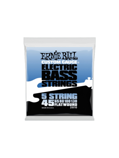 Ernie Ball - Flatwound 5 cordes 45-130 - CEB 2810 