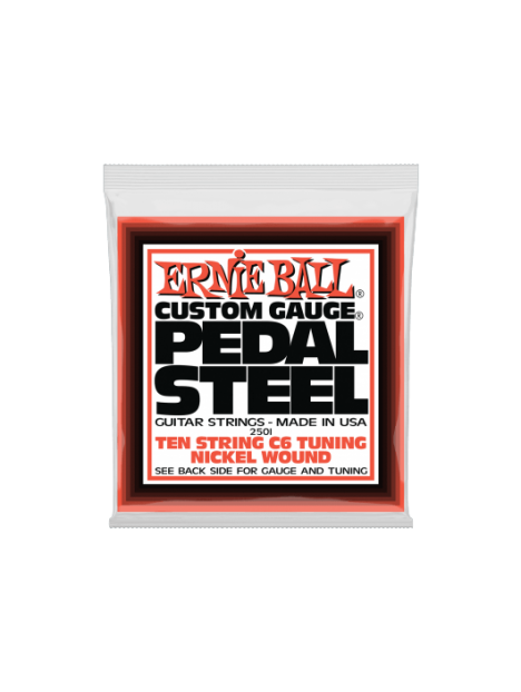 Ernie Ball - Pedal steel accordage c6 - CEB 2501 