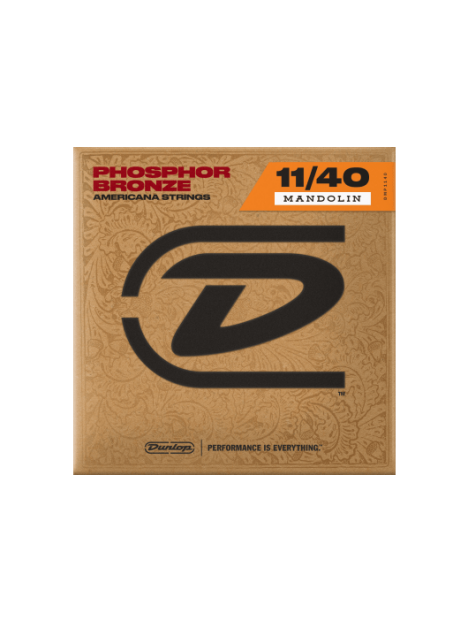 Dunlop - Mandoline medium phosphor bronze 11-40 - CDU DMP1140 