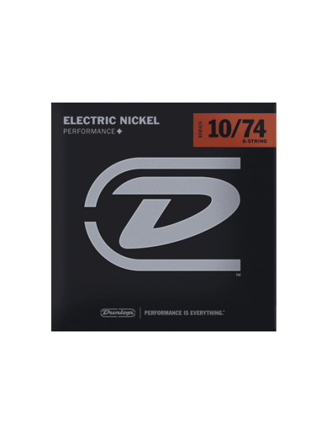 Dunlop - Electric Nickel 10-74 8 cordes - CDU DEN1074 