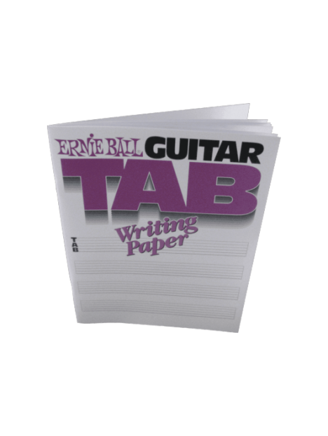 Ernie Ball - Papier tablature guitare vierge - YERN 7021 