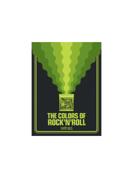 Ernie Ball - Poster colors of rock'n roll regular slinky - YERN 7024 