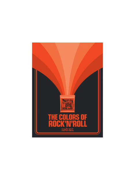 Ernie Ball - Poster colors of rock'n roll slinky top heavy bottom - YERN 7028 