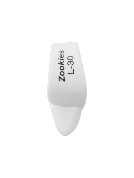 Dunlop - Pouces Zookies blancs, Larges, sachet de 12 - ADU Z9003L30 