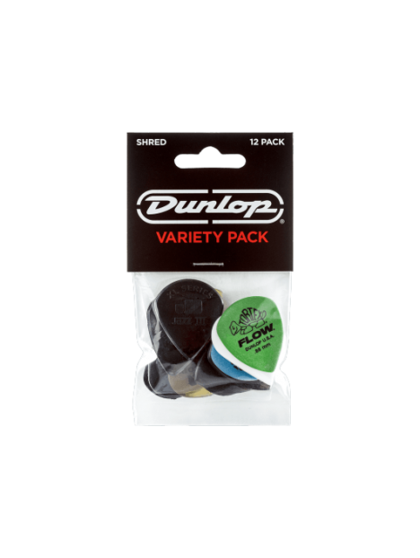 Dunlop - Variety Pack Shred, Player's Pack de 12 - ADU PVP118 
