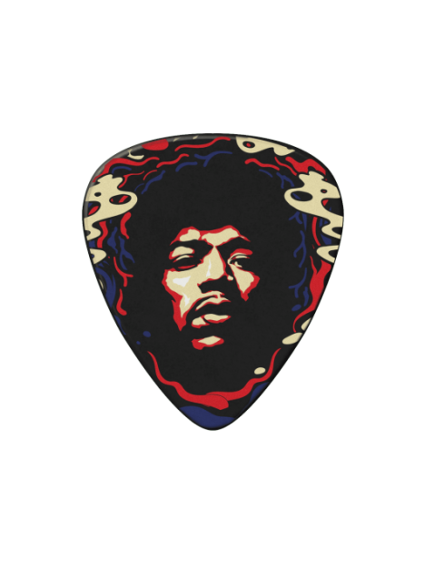 Dunlop - Jimi Hendrix Star, Player's Pack de 6 - ADU JHP15HV 