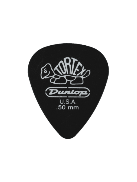 Dunlop - Tortex Pitch Black 0,50mm sachet de 72 - ADU 488R50 