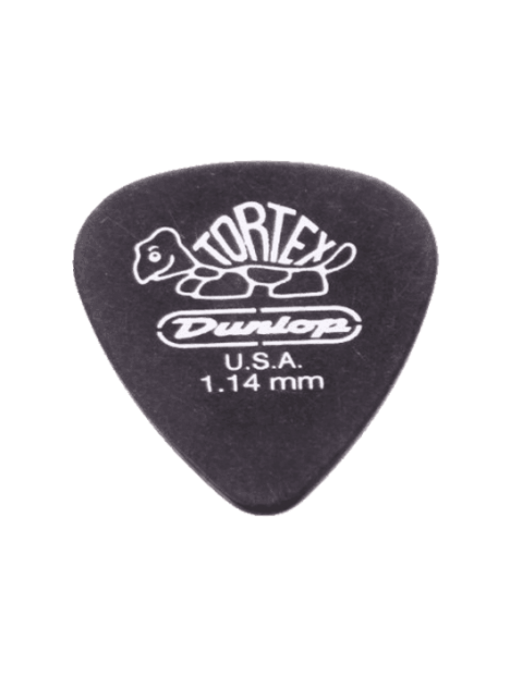Dunlop - Tortex Pitch Black 1,14mm sachet de 72 - ADU 488R114 