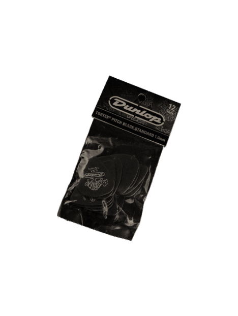 Dunlop - Tortex Pitch Black 1,00mm sachet de 12 - ADU 488P100 