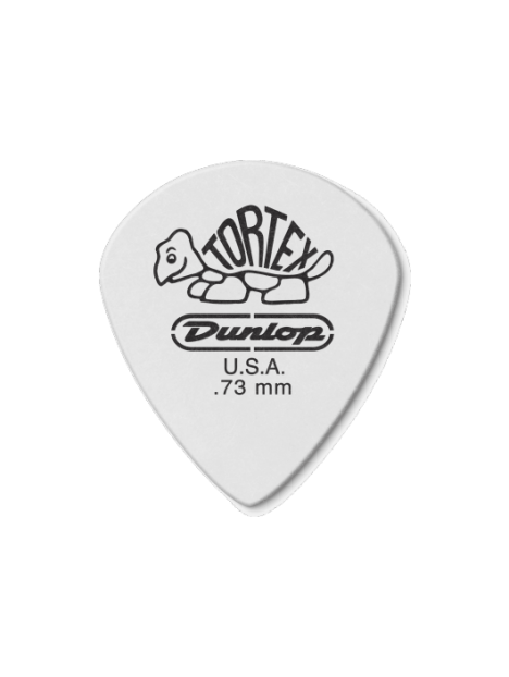Dunlop - Tortex White Jazz III 0,73mm sachet de 72 - ADU 478R73 