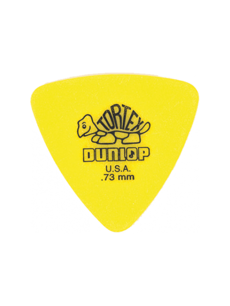 Dunlop - Tortex Triangle 0,73mm sachet de 72 - ADU 431R73 