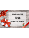 Carte cadeau virtuel de 200€