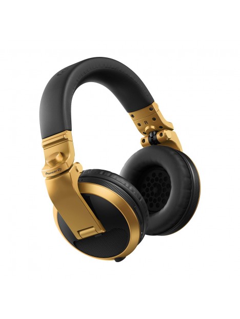 Pioneer - Casque DJ circum-aural avec technologie sans fil Bluetooth® (gold) - HDJ-X5BT-N