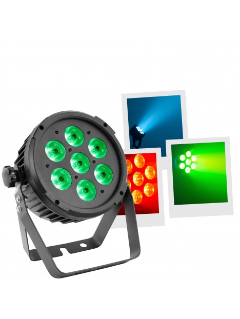 BEAMZ LED FlatPAR reflektor 12x10W RGBAW-UV Projecteur a LED PAR