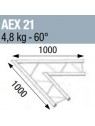 ASD - ANGLE 60° POUR ECHELLE PLATE 290 - AEX21