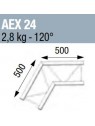 ASD - ANGLE 120° POUR ECHELLE PLATE 290 - AEX24