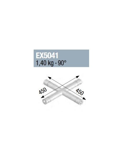 ASD - ANGLE 4D MONOTUBE 50X2 0m45 x 0m45 - EX5041