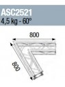 ASD - ANGLE 2D 60° SECTION 250 ALU CARRE - ASC2521
