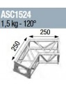 ASD - ANGLE 2D 120° SECTION 150 ALU CARRE - ASC1524