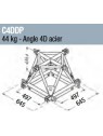 ASD - Angle 4D structure alu 500 triangulaire - C4DDP