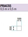 ASD - PRATICABLE CARRE 750 kg / m² de 0,5m x 0,5m. plancher extérieur - PRA-C55