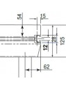 ASD - PRATICABLE TRIANGULAIRE 750 kg / m² de 2m x 1m. plancher extérieur GAUCHE - PRA-T21G