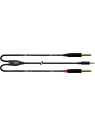 Cordial - Câble bretelle REAN 3,5mm St./2x J. mono M.1,5 m - ECL CFY1.5WPP