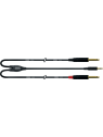 Cordial - Câble bretelle 3,5mm St./2x J. mono M. long 1,5 m - ECL CFY1.5WPP-LONG