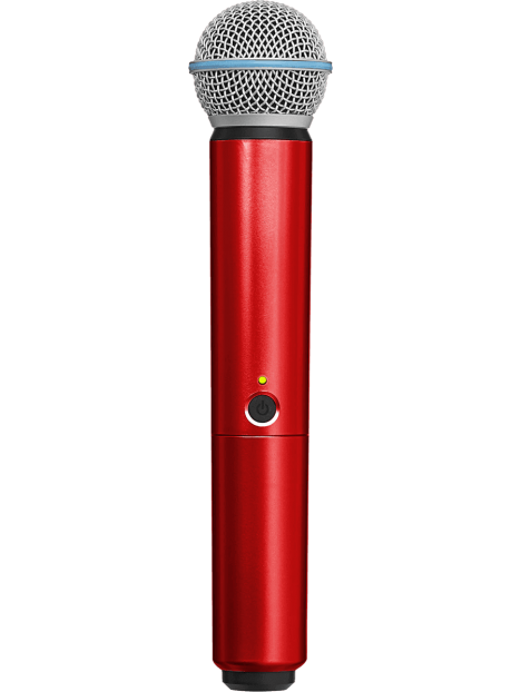 Shure - CORPS EMETTEUR BLX2-SM58/BETA58A ROUGE - SSE WA713-RED