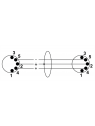 Cordial - Câble MIDI REAN 5 points 2x DIN - 3m - ECL CFD3AA