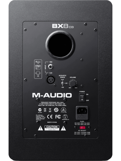 M-AUDIO - Enceinte active 2 voies 150W (unité) - RMD BX8D3SINGLE