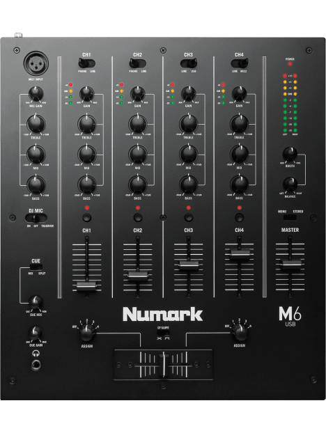 Numark - MIXER DJ 4 VOIES USB - DNU M6USB