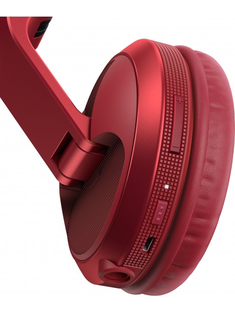 Pioneer - Casque DJ circum-aural avec technologie sans fil Bluetooth® (rouge) - HDJ-X5BT-R